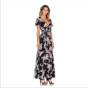 NWT THE JETSET DIARIES Rosa Floral Maxi Dress in Rosa Floral REVOLVE